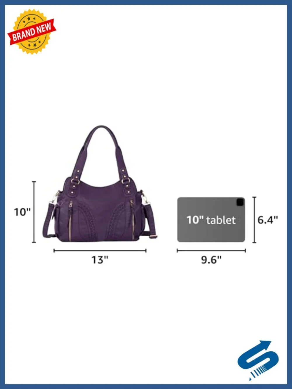 Y2K Hobo Bag Women Soft Washed Leather Crossbody Purse